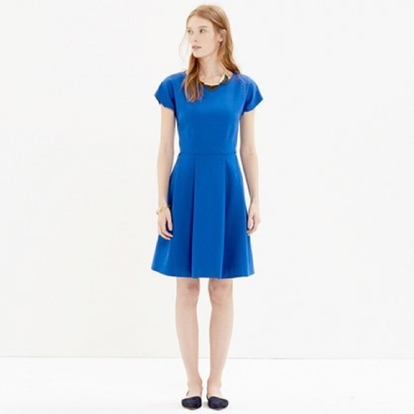 Madewell Tailored Minidress in Blue - Picture 1 of 8